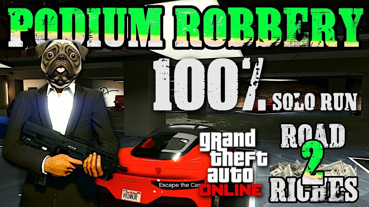 SOLOING THE PODIUM ROBBERY In 2025 $ GTA ONLINE On PS5
