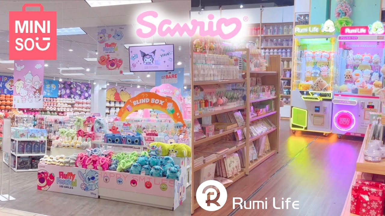 🌸Sanrio Shopping!🌸 Stationery, Accessories, Organization, cute finds at MINISO / Rumi / Hot Topic