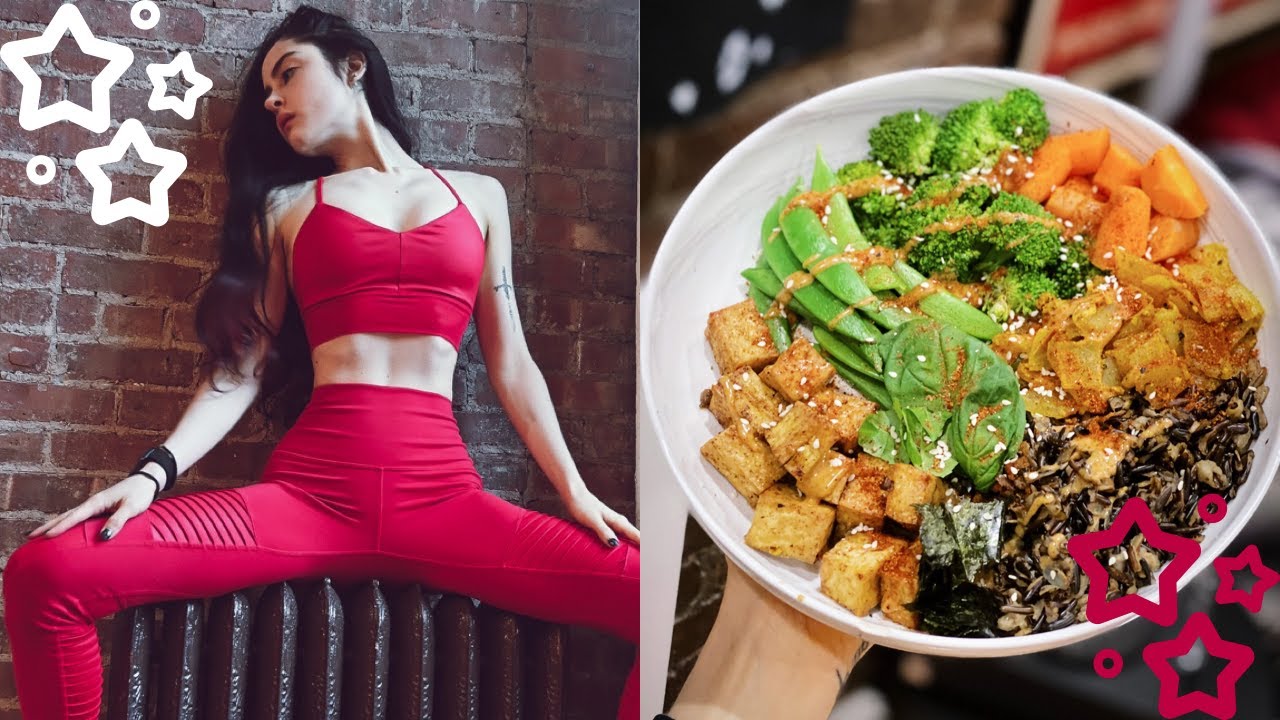 what i eat as an ACTIVE vegan yoga teacher! 💋 🌱 full day of easy plant-based meals ✨