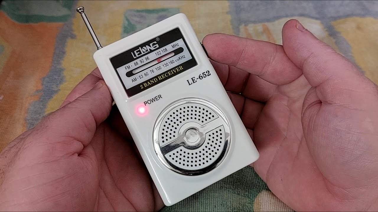 Apresentação do Mini Rádio Lelong modelo Le-652 - ( De Bolso ).