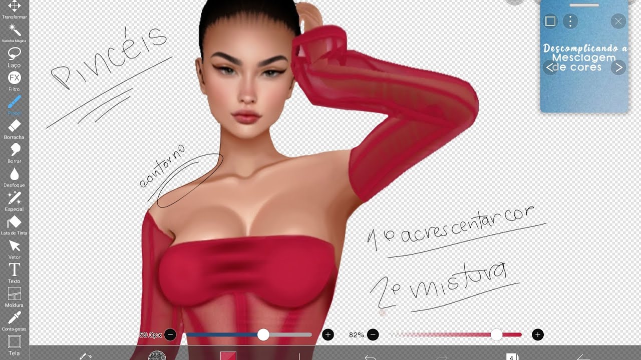 COMO MESCLAR PELE NO IMVU (SEM MANCHAR) | Pincéis Certos no IbisPaint