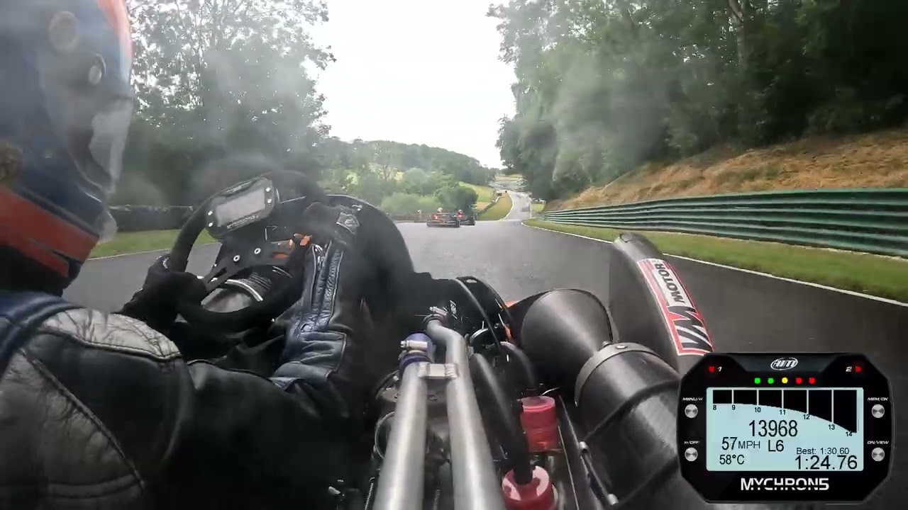Cadwell Park July 2025 Race 3 Sam Moss #31 Superkart Div 1