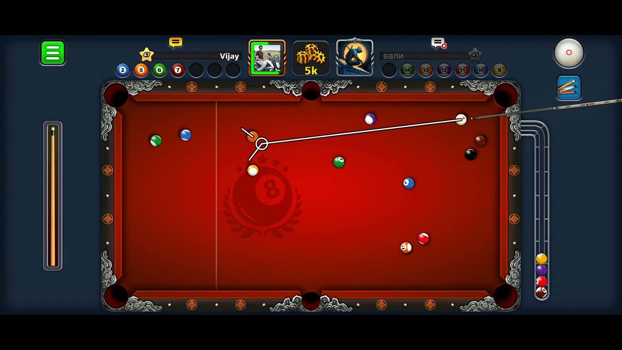 8 ball pool 2 minutes game