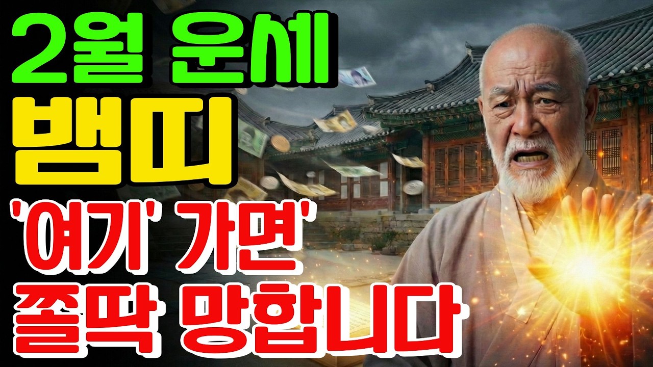 2026년 뱀띠 2월에 이 장소 가면 재물이 불탑니다 절대 피해야 할 곳 3곳과 부자 되는 장소 공개