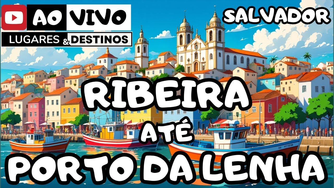 Da Praia da Ribeira at&eacute; a Nova Orla da Praia do Porto da Lenha em Salvador Bahia IRL