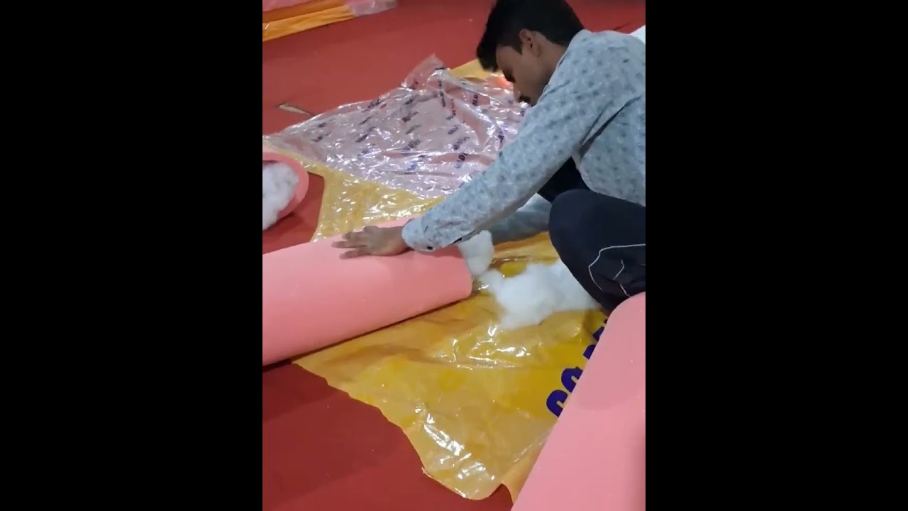 सुपर सौफ्ट और कंफर्टेबल पिल्लौ मेकिंग 🛋..? How to make a comfortable super soft pillow..?