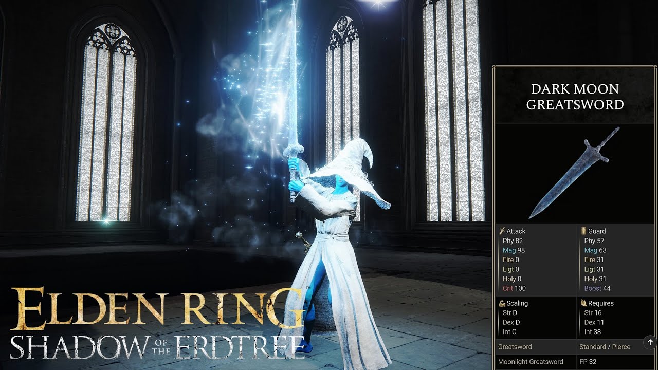 Breaking Elden Ring With The Dark Moon Greatsword On NG+7