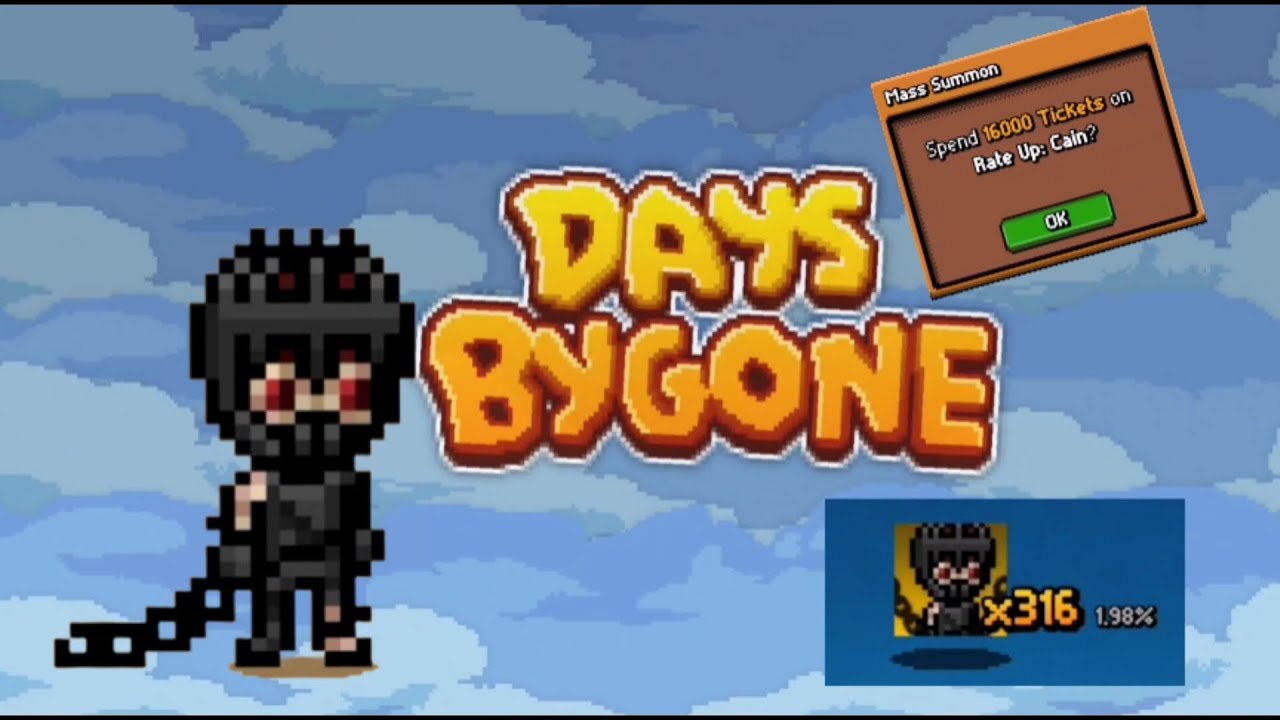 Потратил 32.000 билетов на героя Cain в игре Days Bygone | Подведение итогов недели