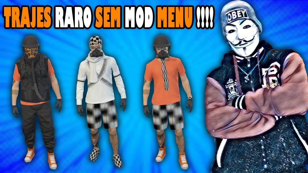GTA V TRAJES MODDER SEM MOD MENU [TRAJES RAROS DE GUERRA]