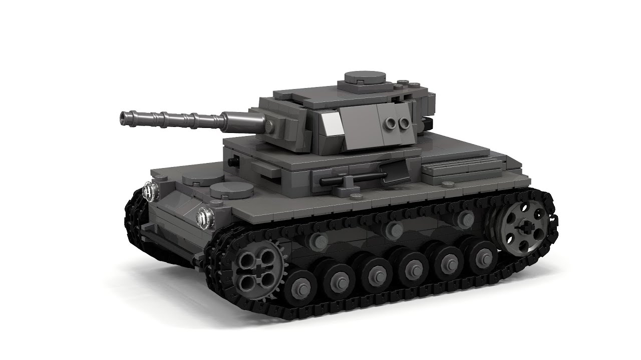 Lego WWII Panzer III Instructions