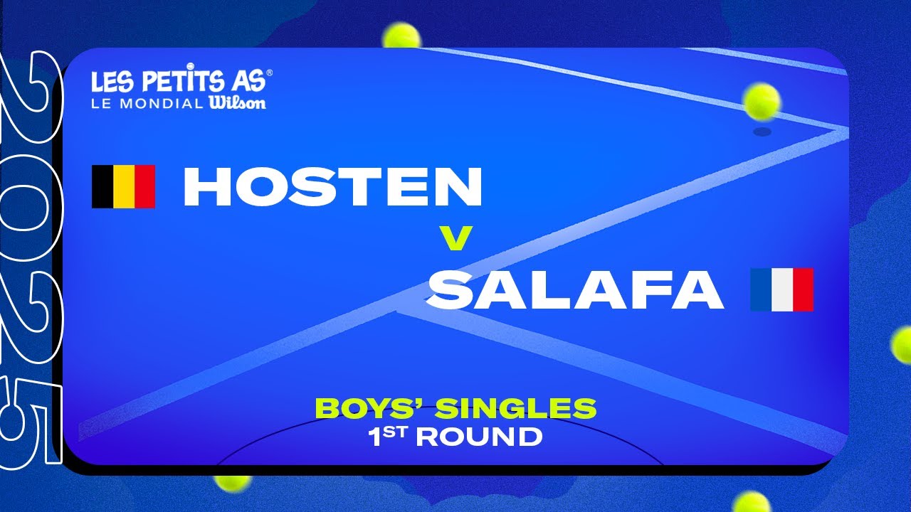 Les Petits As 2025 | Boys Singles R1 | Rune HOSTEN vs. Arthur SALAFA