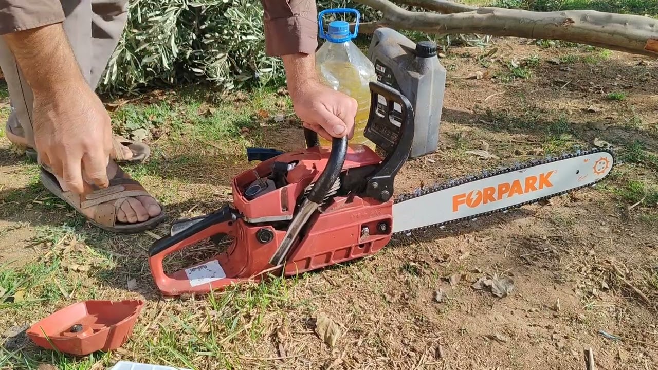 Uzun zaman &ccedil;alışmamış benzinli Testere nasıl &ccedil;alıştırılır? Motorlu testere i&ccedil;in Bilinmesi gerekenler