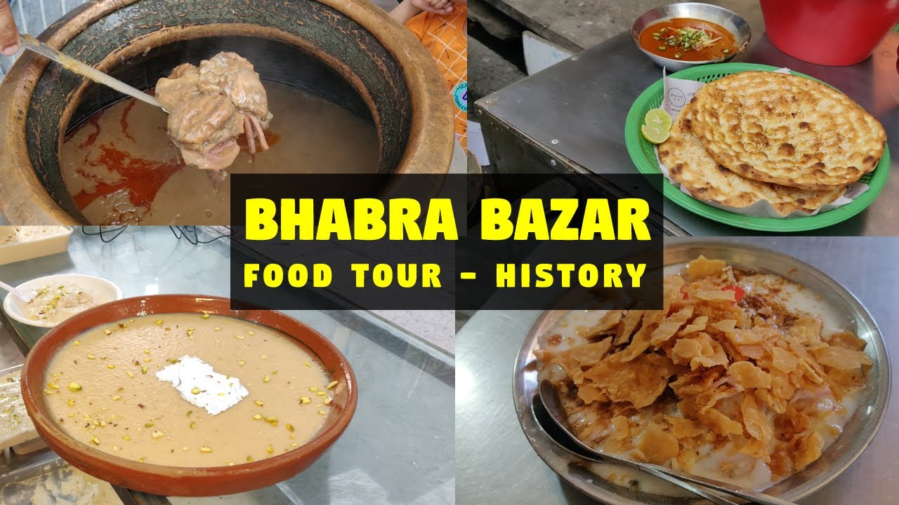 Bhabra Bazar Food Tour | Rawalpindi Street Food | Food + View & History  | Foodie Rana