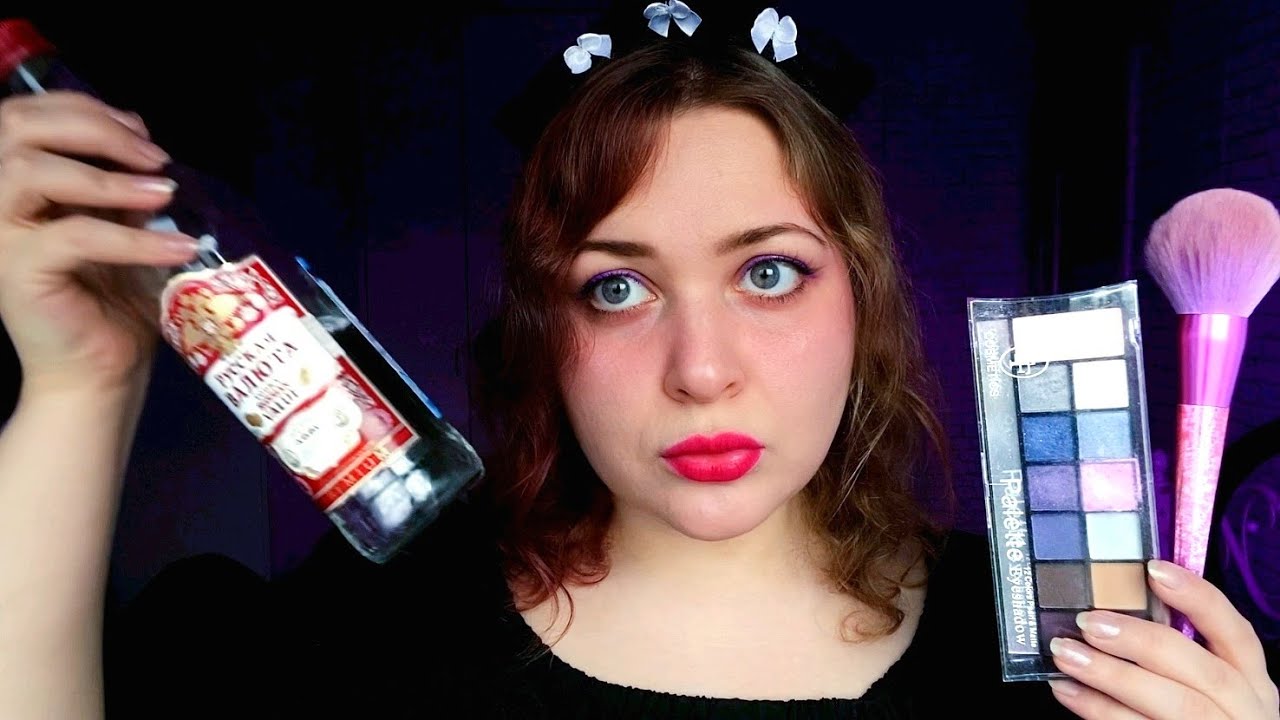 АСМР БЫСТРЫЙ МАКИЯЖ ОТ БУФЕТЧИЦЫ 💄быстрый шепот ASMR FAST MAKEUP 💄