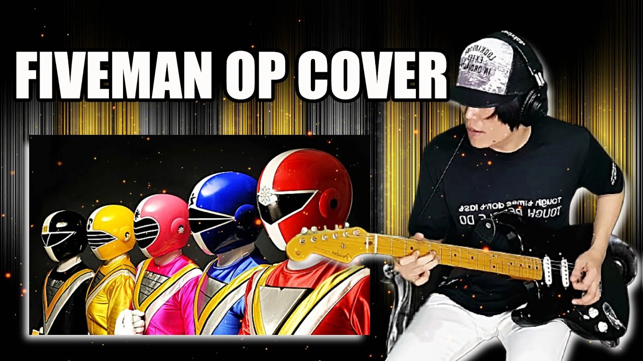 FIVEMAN _ Chikyuu Sentai _ Opening Cover - Guitar Cover _ Batang 90's