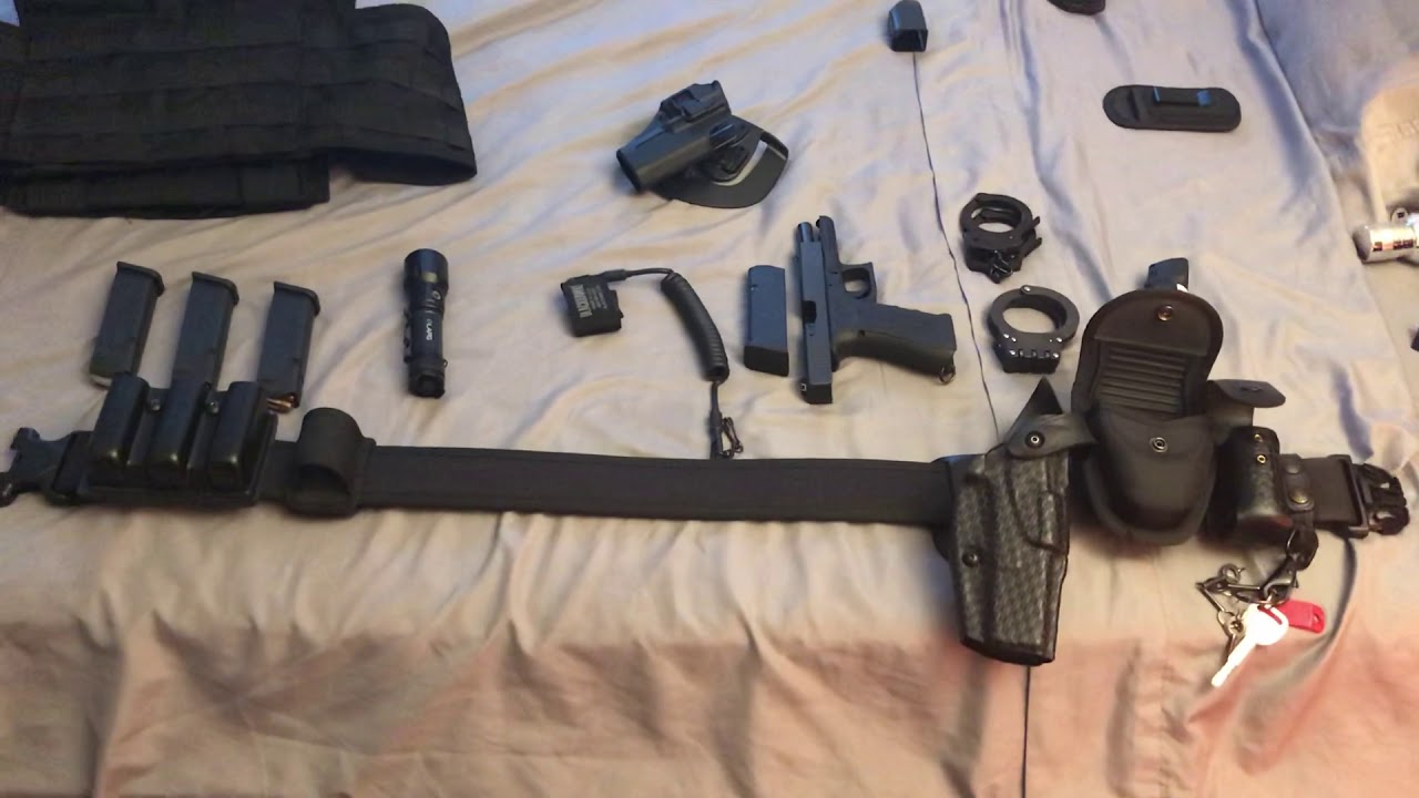 Armed Security Duty Belt Update