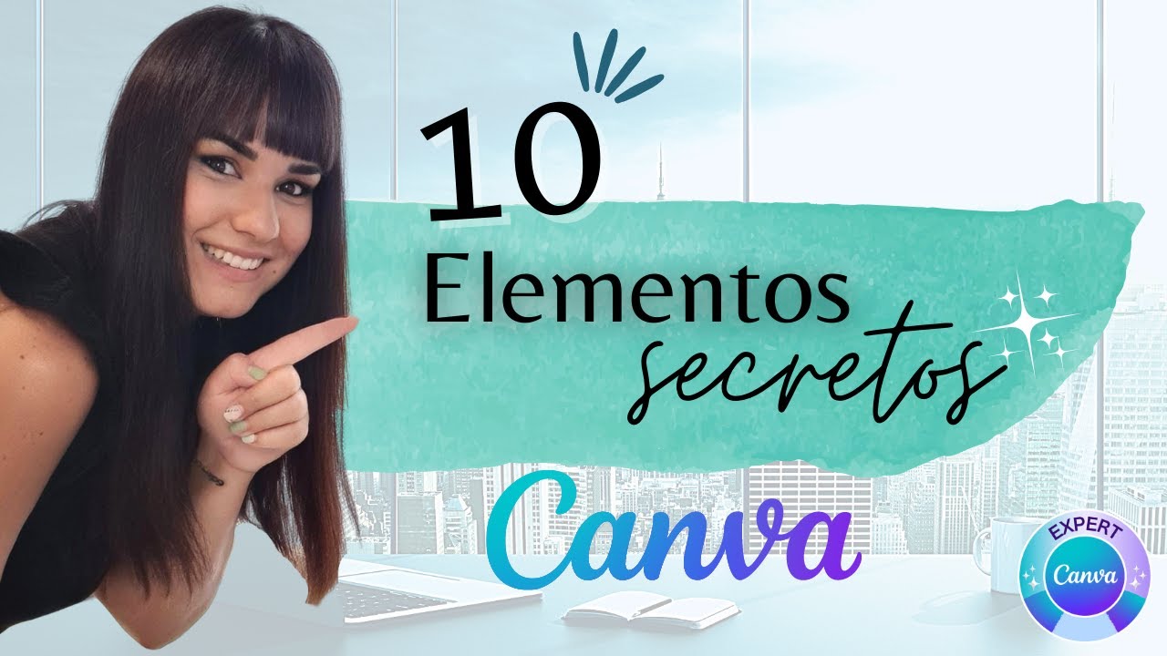 10 palabras clave SECRETAS🤫 de CANVA💙 ¡¡¡ELEMENTOS de Canva!!! ✨