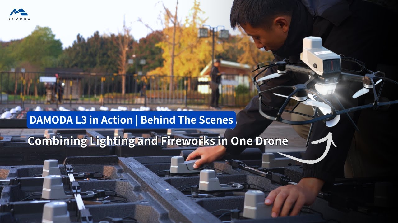Inside the DAMODA L3: An Automated Drone Show System for Lighting & Fireworks