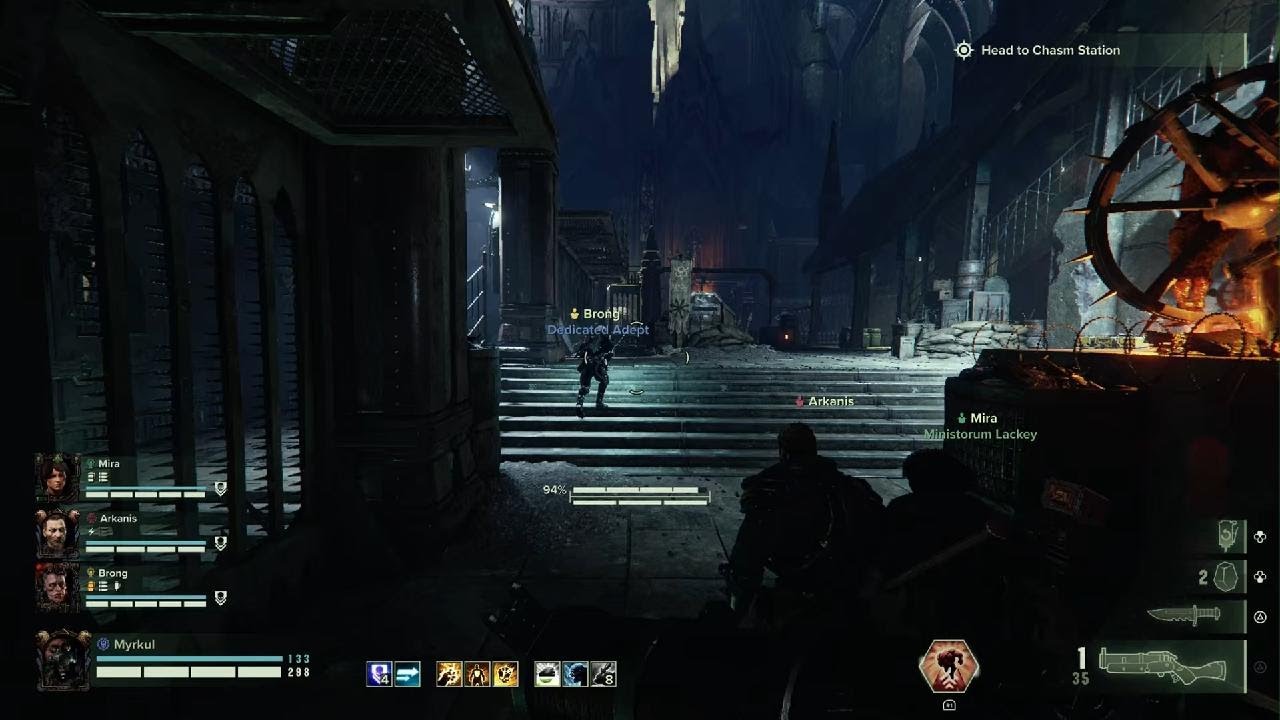 Warhammer 40000: Darktide Havoc Ogryn gameplay