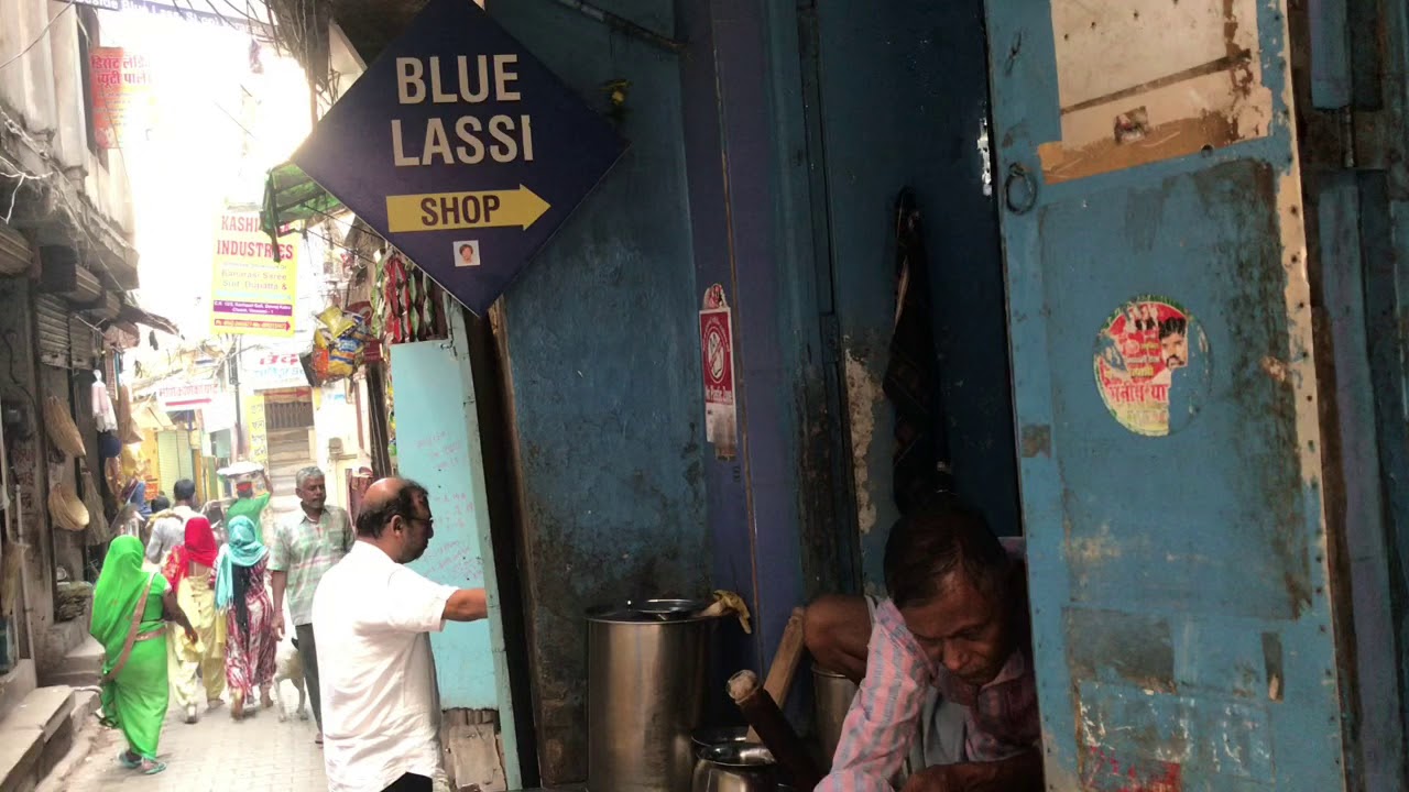 Blue Lassi shop , Varanasi India