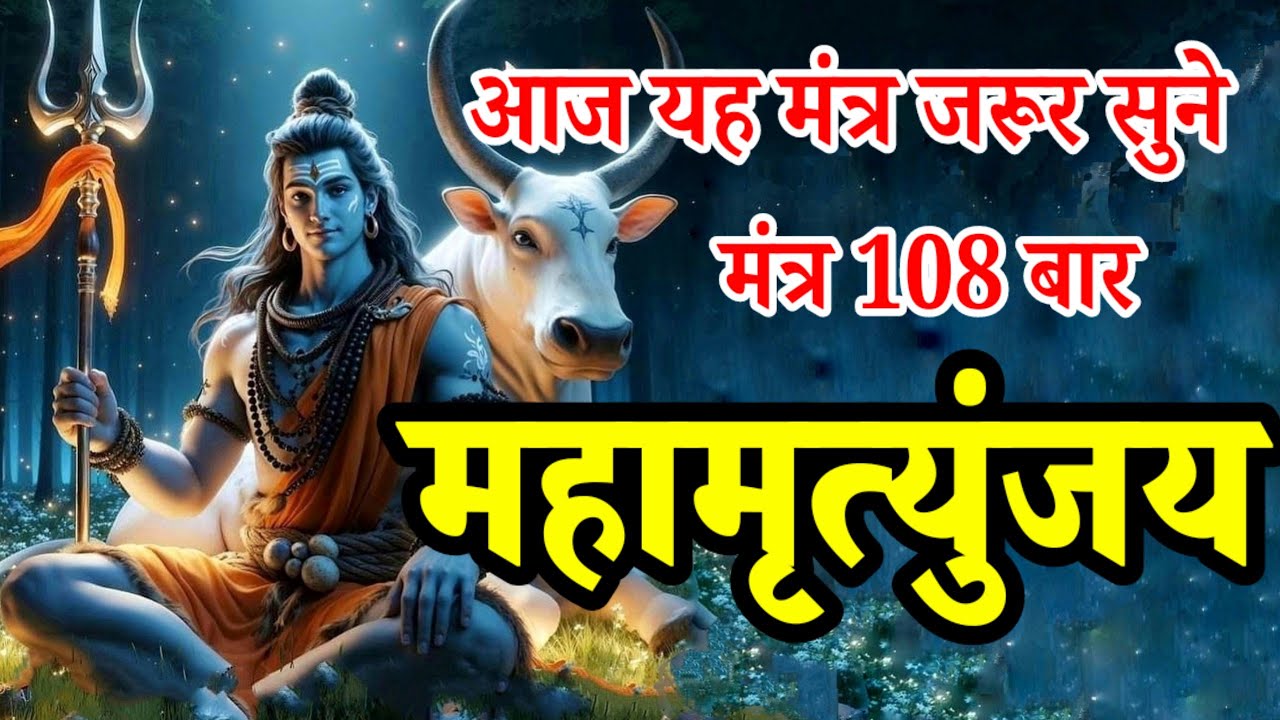 Mahamrityunjay mantra 108 times fast | महामृत्युंजय मंत्र 108 times | maha mrityunjay mantra