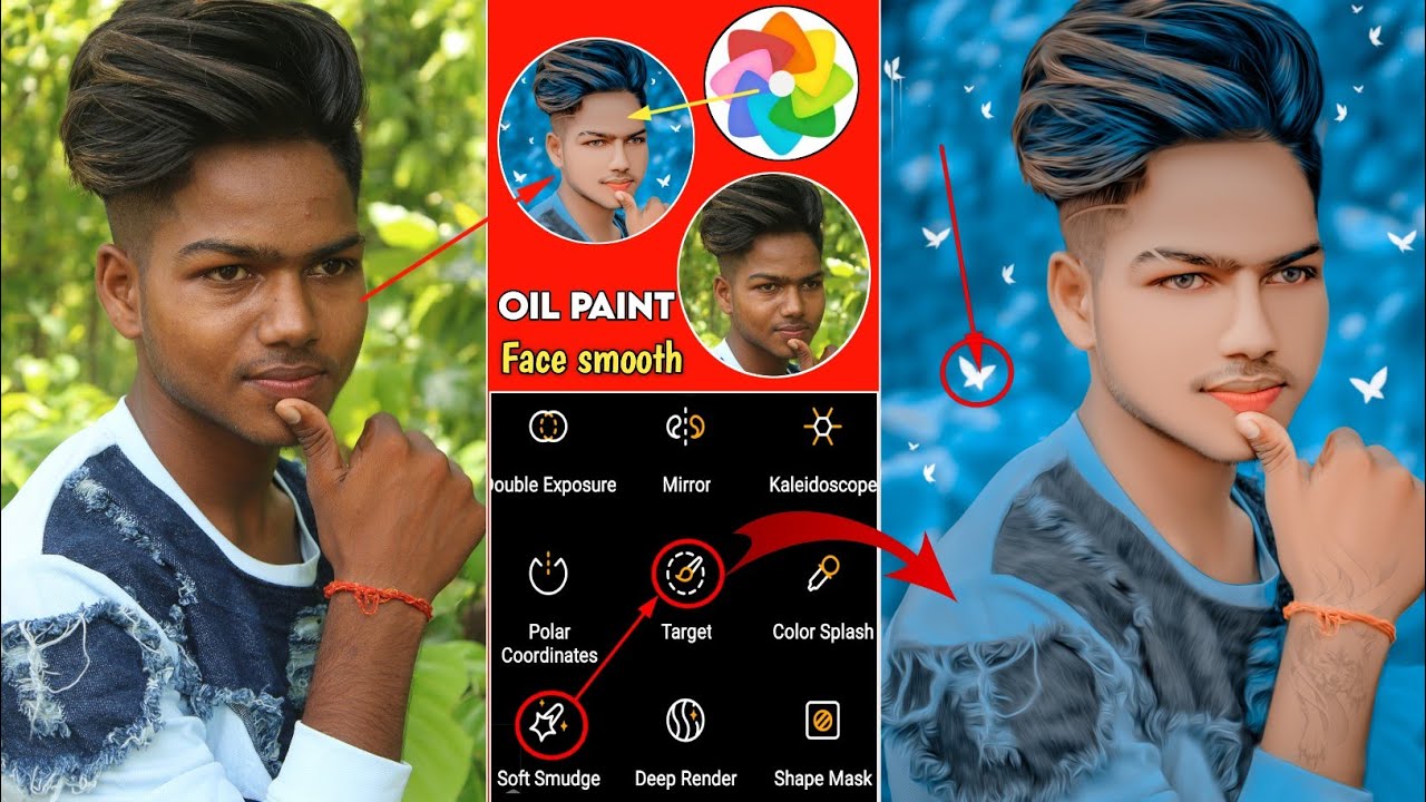Toolwiz Face Smooth Photo Editing || Toolwiz photo editing || How To Edit Hair In Toolwiz app
