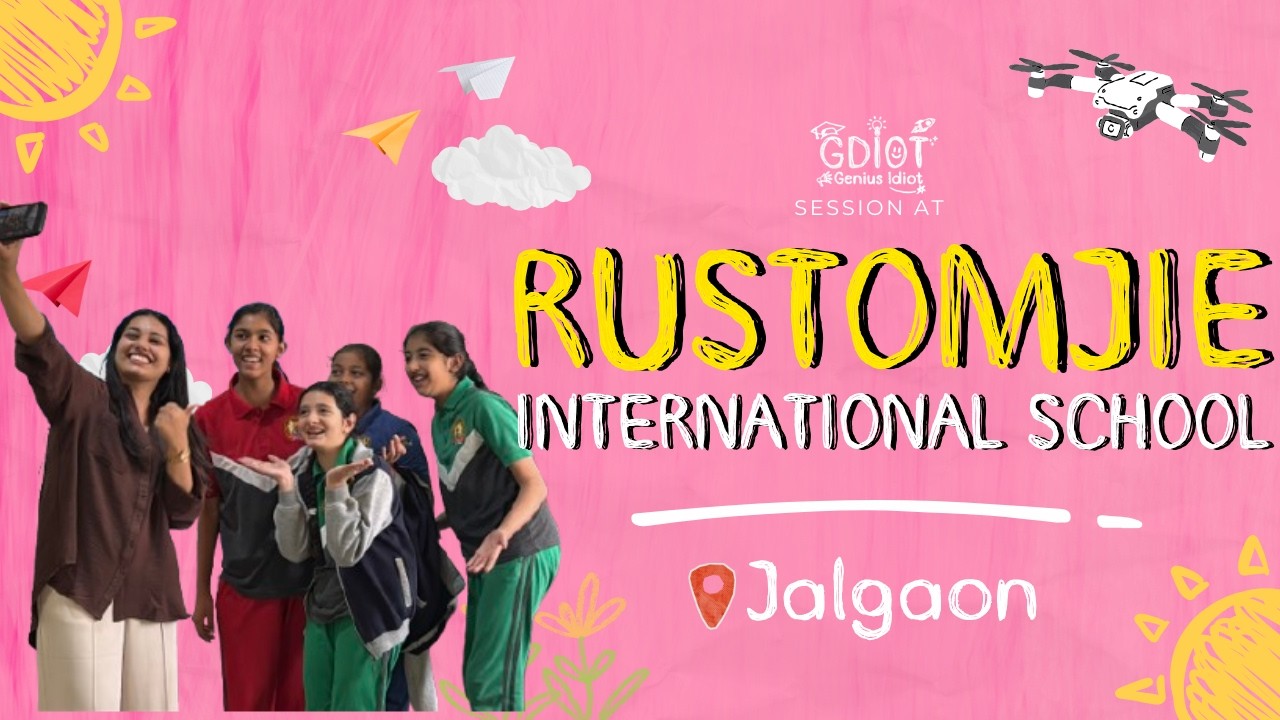 An Amazing Drone Programming Workshop At Rustomjie International School , Jalgaon
