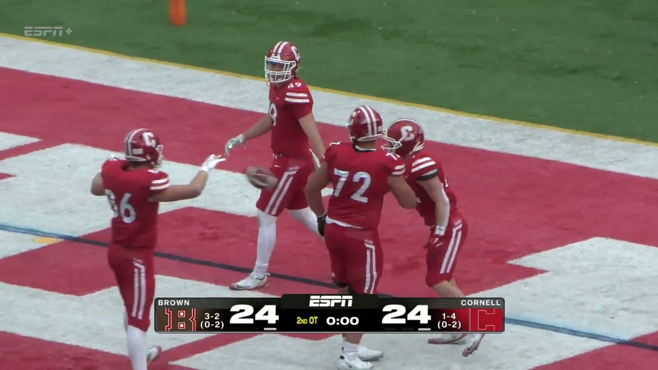 Highlights: Cornell Football vs Brown - 10/25/25