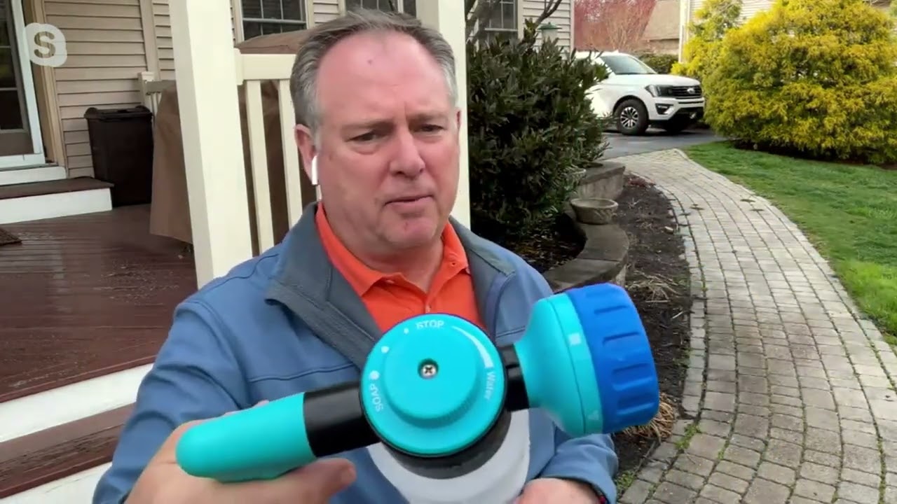 Aqua Joe Hose-Powered Multi-Pattern Spray and Soap Gun on QVC