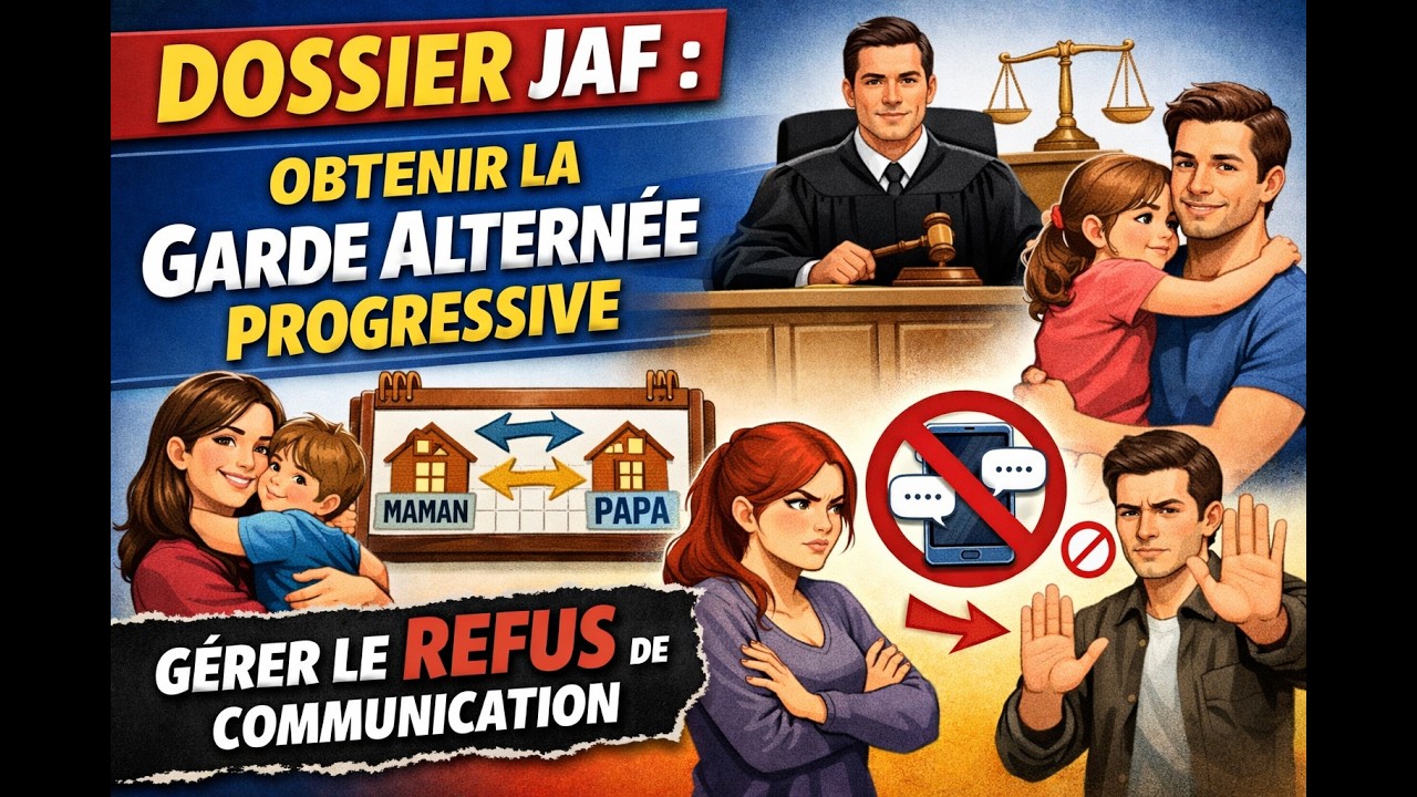 Dossier JAF : Obtenir la Garde Alternée Progressive et Gérer le Refus de Communication