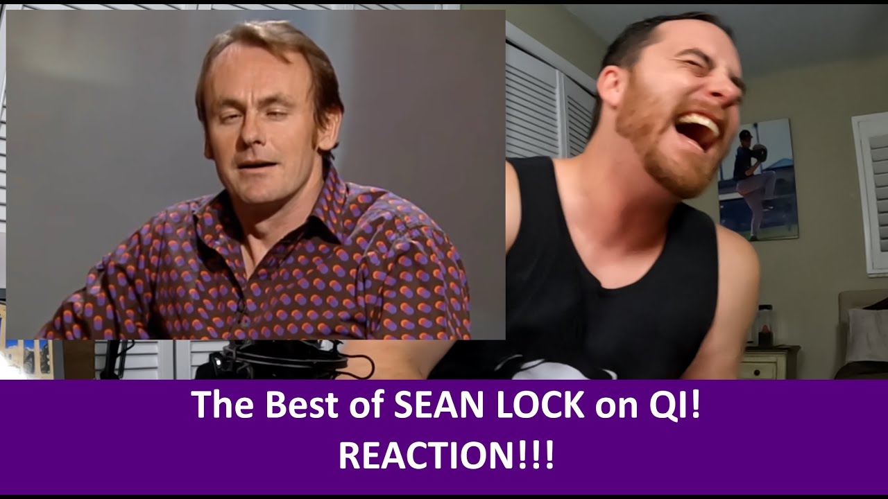 Американская реакция на лучшее из Шона Лока на QI REACTION