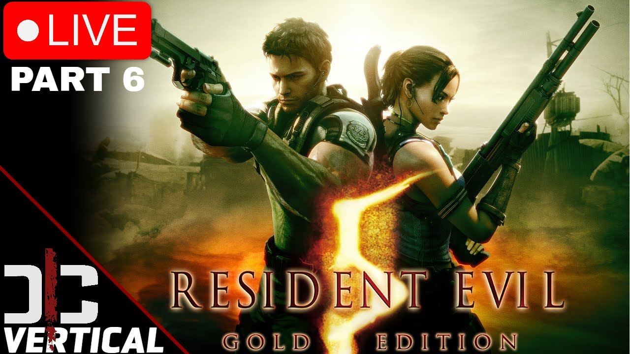 Vertical Live - Resident Evil 5 - RE Requiem Waiting Room - Part 6 - 4k Texture Mod