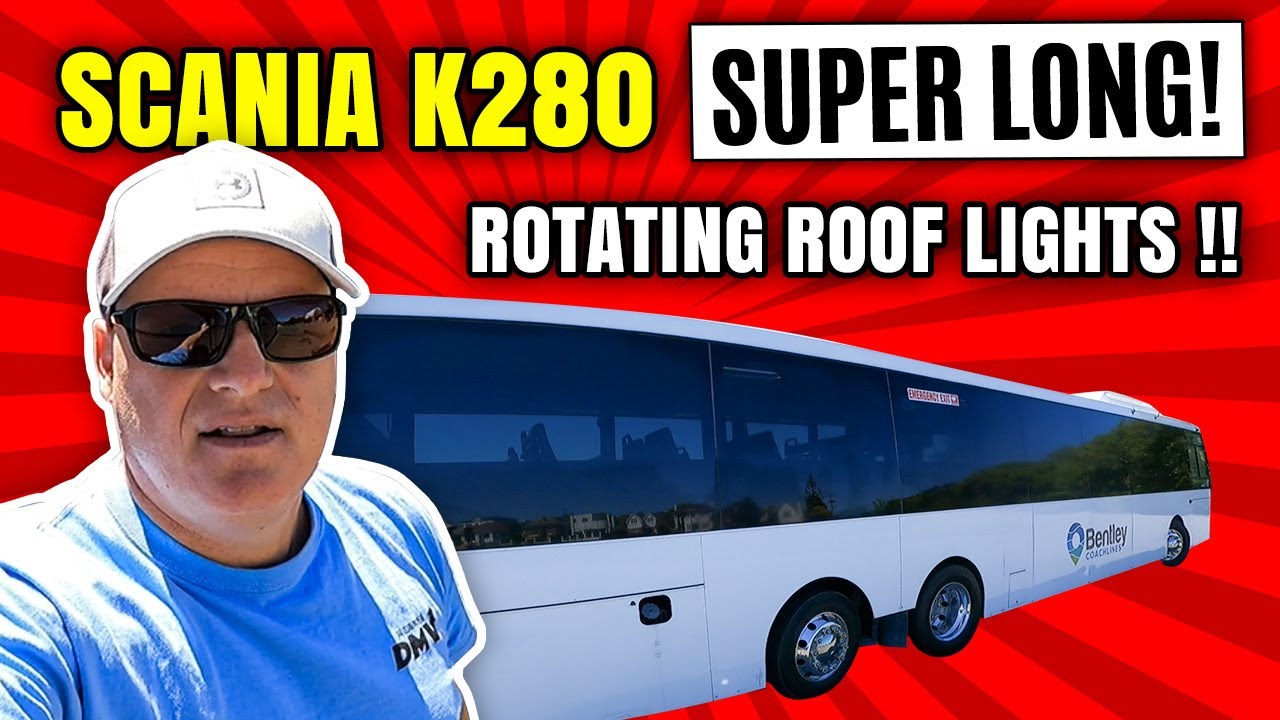 【Scania K280 Tag Steering】DC9 6 Cylinder Diesel 280hp. 6 Speed Automatic