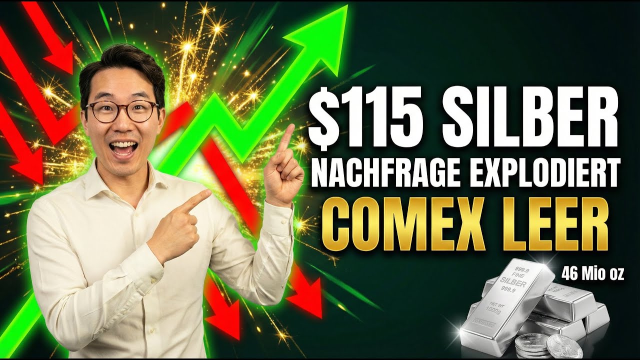 Silber EXPLODIERT auf 115 $: 46 MILLIONEN Unzen gefragt — COMEX vor HISTORISCHEM Abfluss!