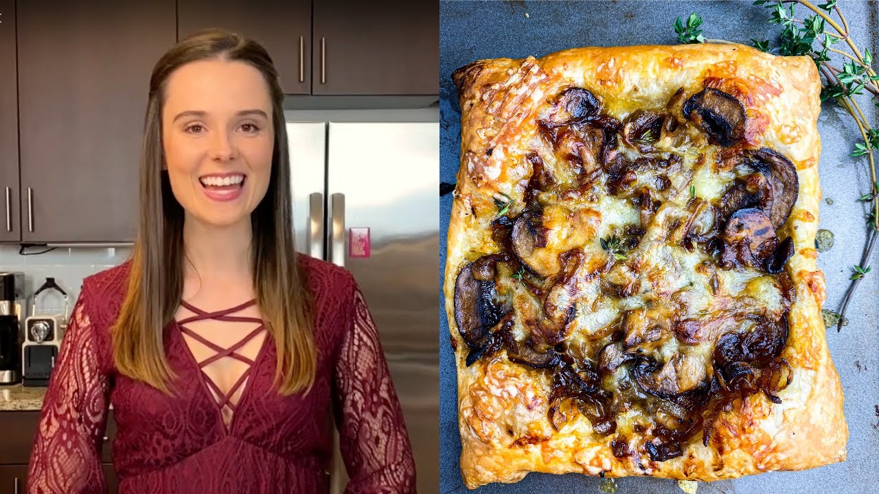 Incredible Mushroom Shallot Puff Pastry Tart