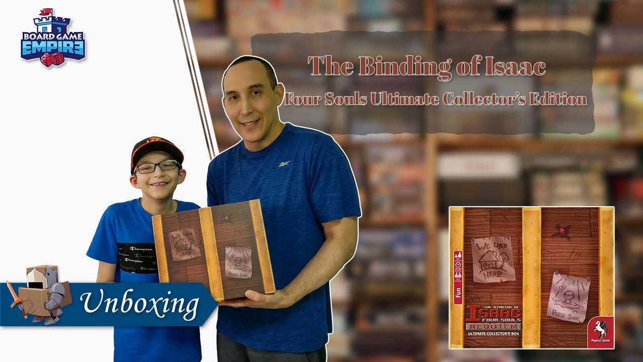 The Binding of Isaac Four Souls Ultimate Collector's Edition Unboxing