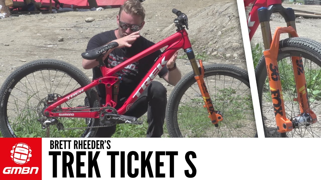 Brett Rheeder's Trek Ticket S Slopestyle Bike | GMBN Pro Bikes