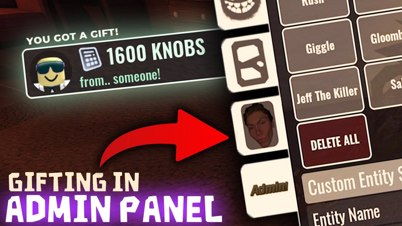 DOORS - Gift Skins & Knobs in Admin panel are hidden - Leaked [ROBLOX]