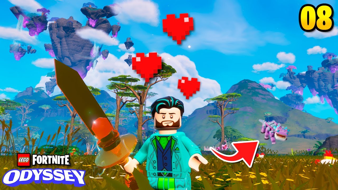 Cheguei nas Ilhas Perdidas e é Lindo! A Jornada LEGO Fortnite Odyssey