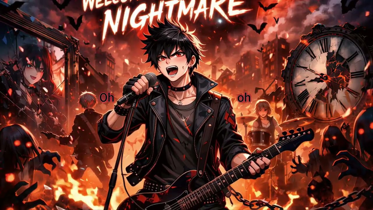 nightcore ↬ welcome to my nightmare (lyrics) male/female