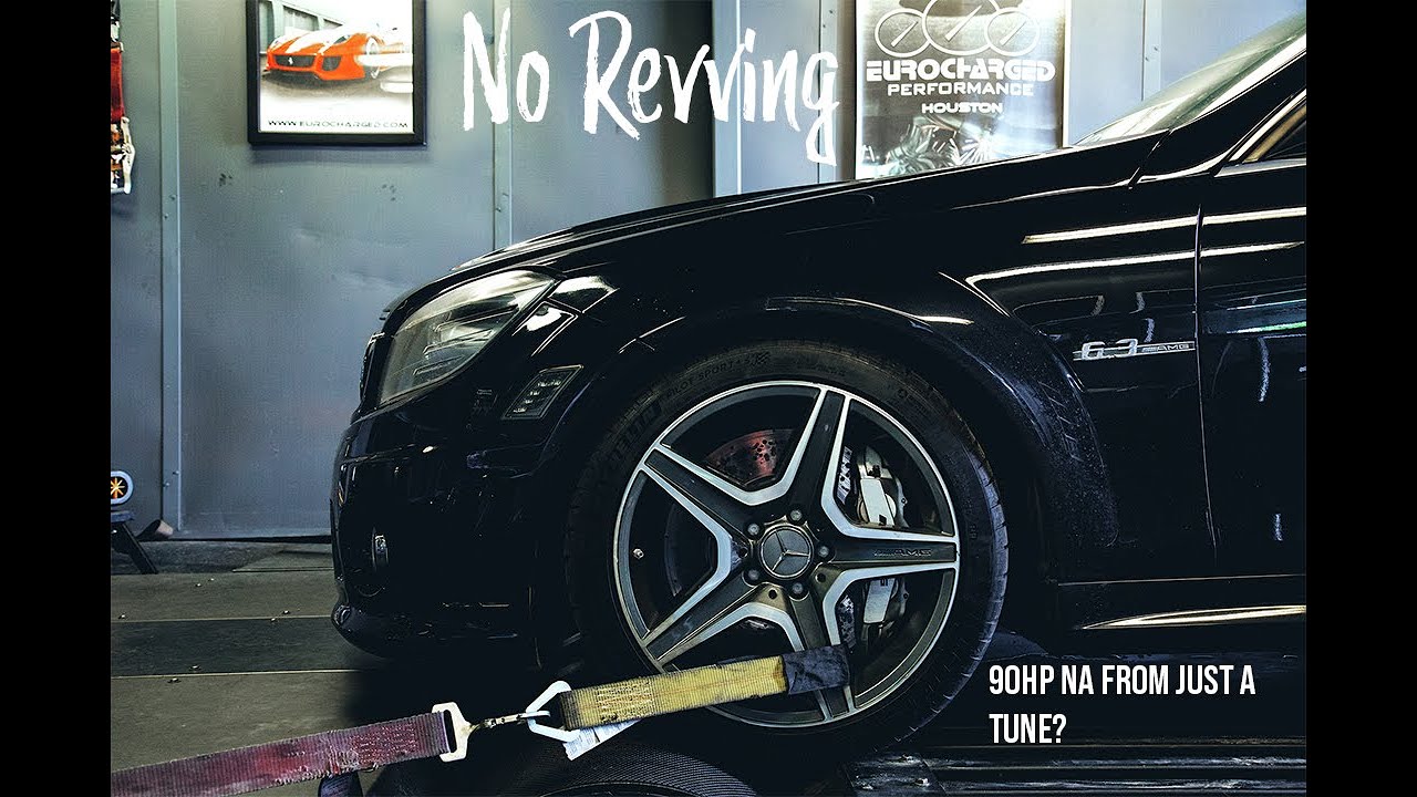 Eurocharged Performance Tune on a C63 w/ No Mods