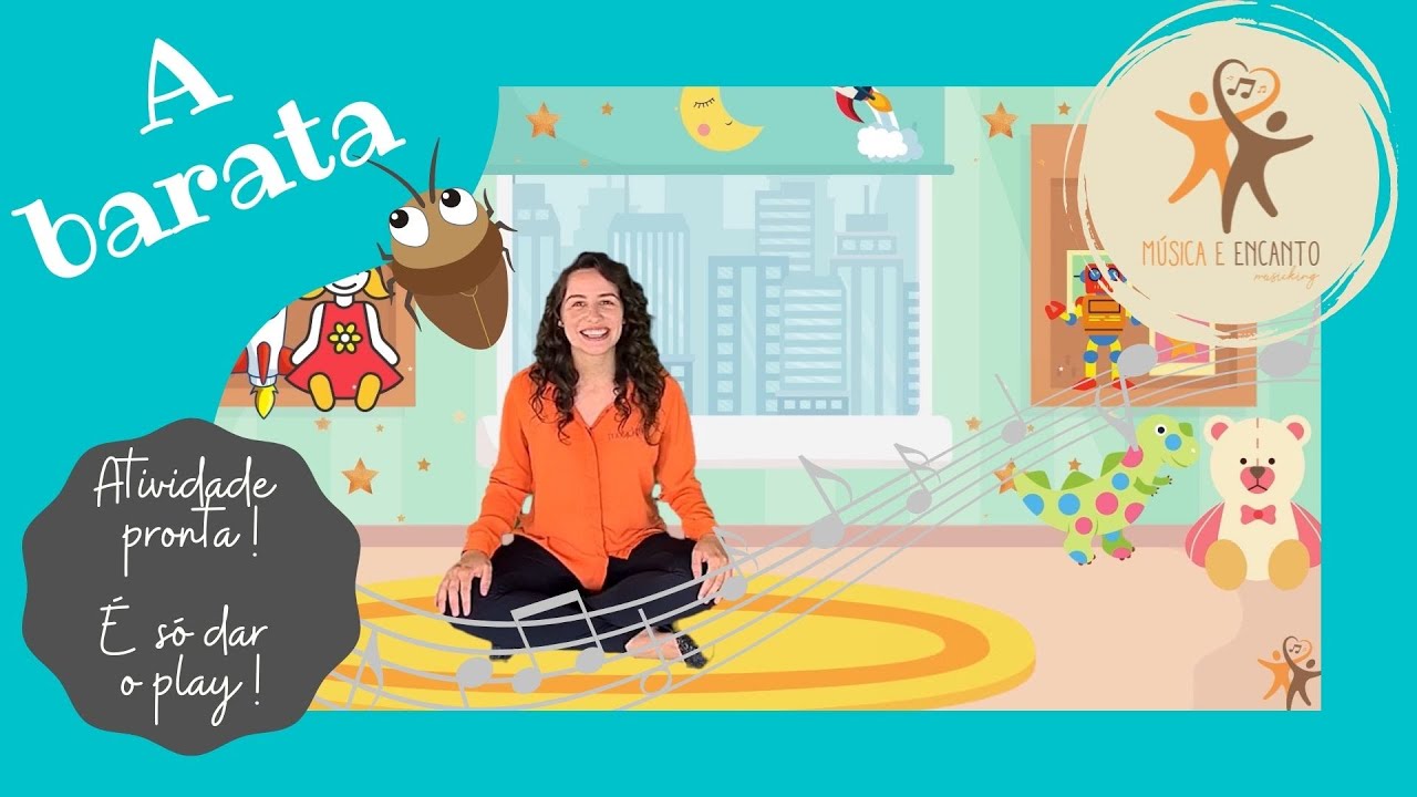 A barata diz que tem! Atividade de desenvolvimento infantil: aprender a brincar.