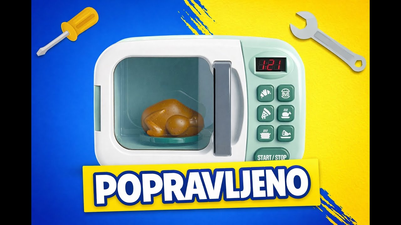 Popravka decije igracke mikrotalasna rerna