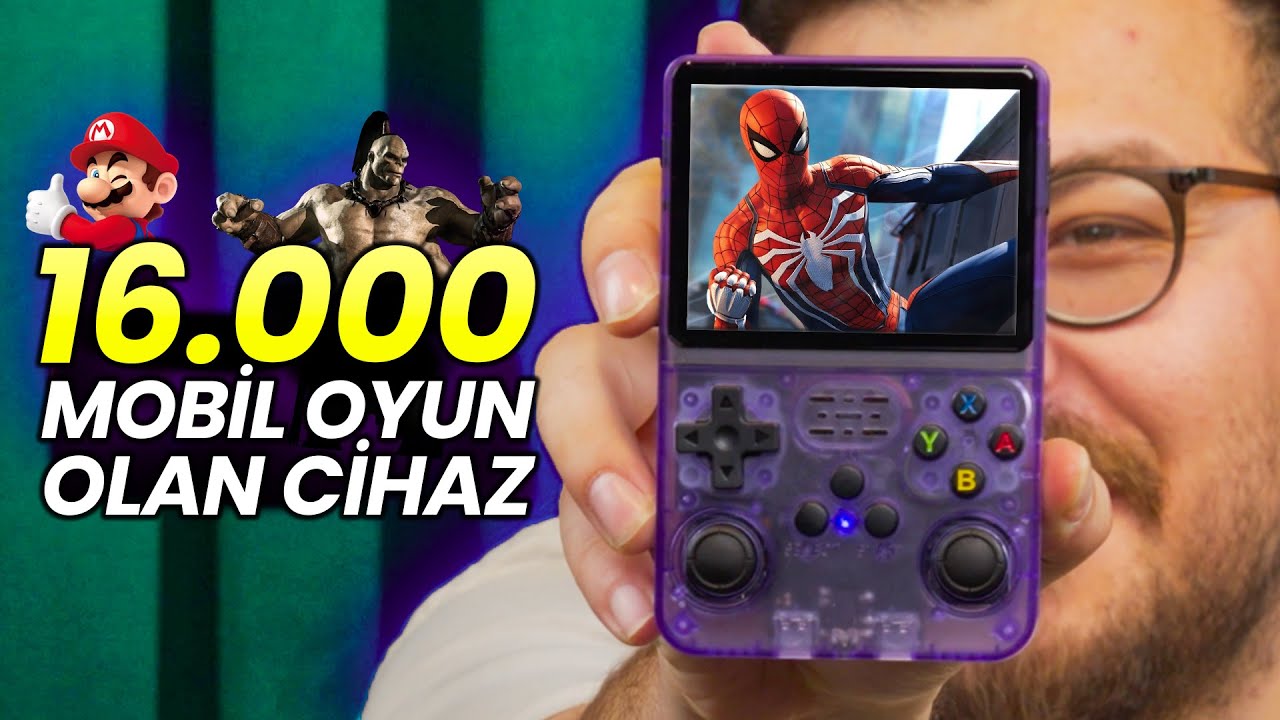 16.000 TANE MOBİL OYUN OLAN EL KONSOLU ALDIM! RetroStreet R36S