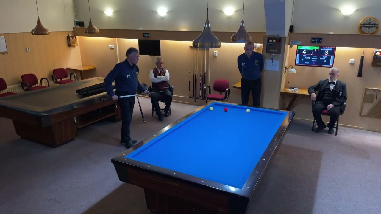 Mike’s Live Biljartstudio  is live 57/2 38/2 stream 2: MMOODFOODENWINE Velsen - BCSchagen