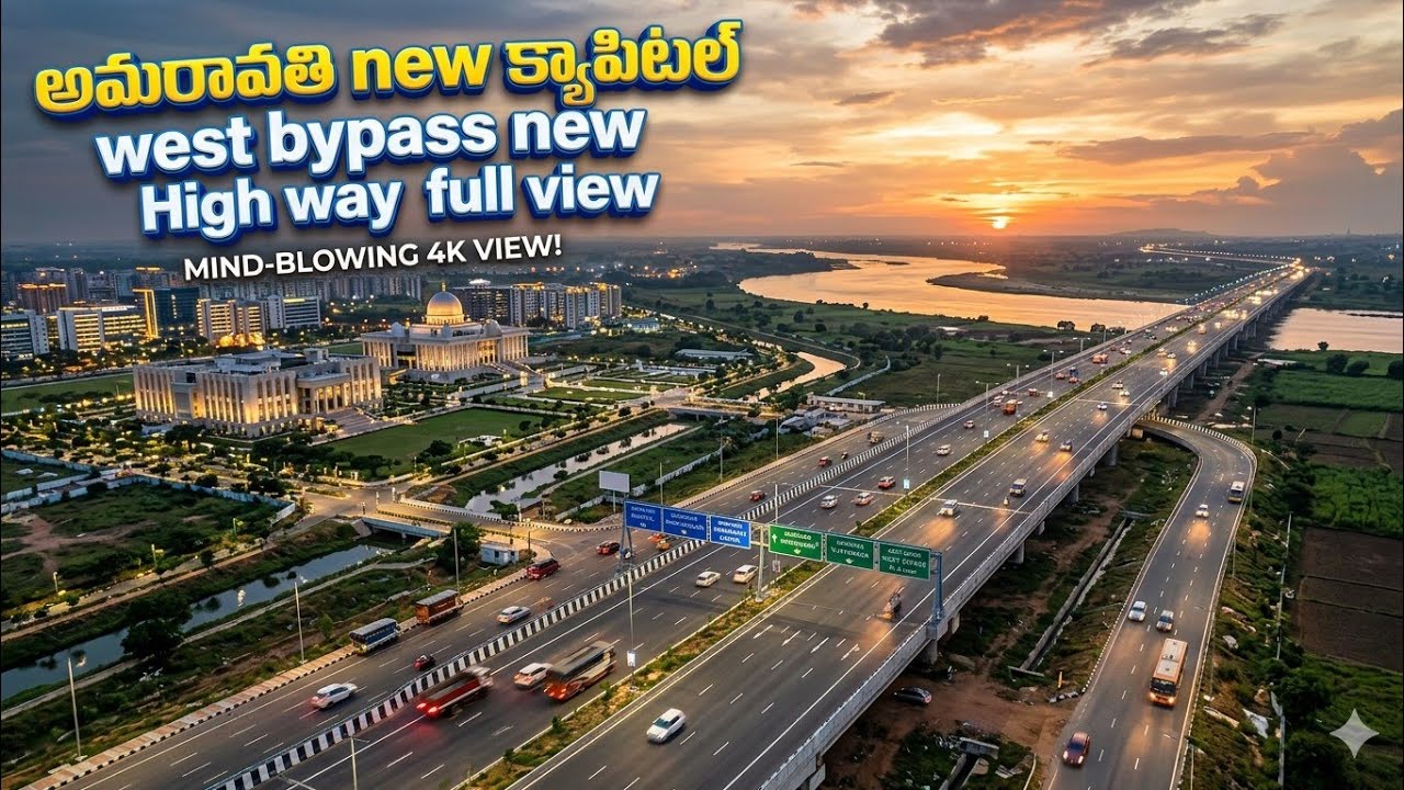 AMARAVATHI || WEST BYPASS AMARAVATHI ||NEW CAPITAL WORKS || @rajunaidu137 