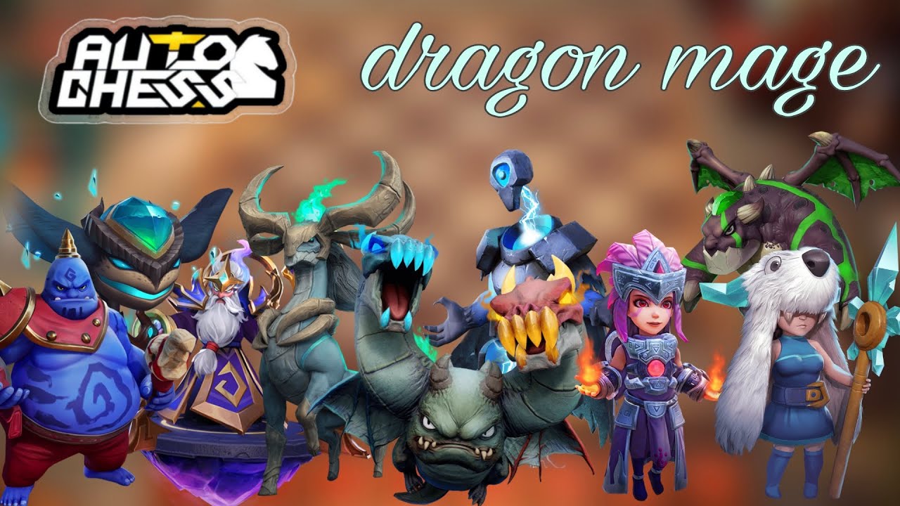 9 mage 5 dragon 4 human 2 wizard | auto chess | enjoy