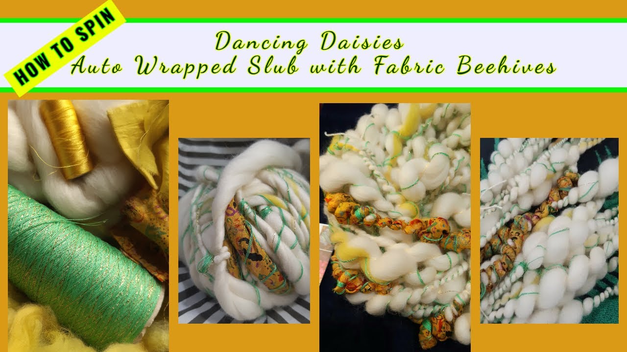 HOW TO SPIN - Super Chunky - Fabric Beehives - Slub ART YARN