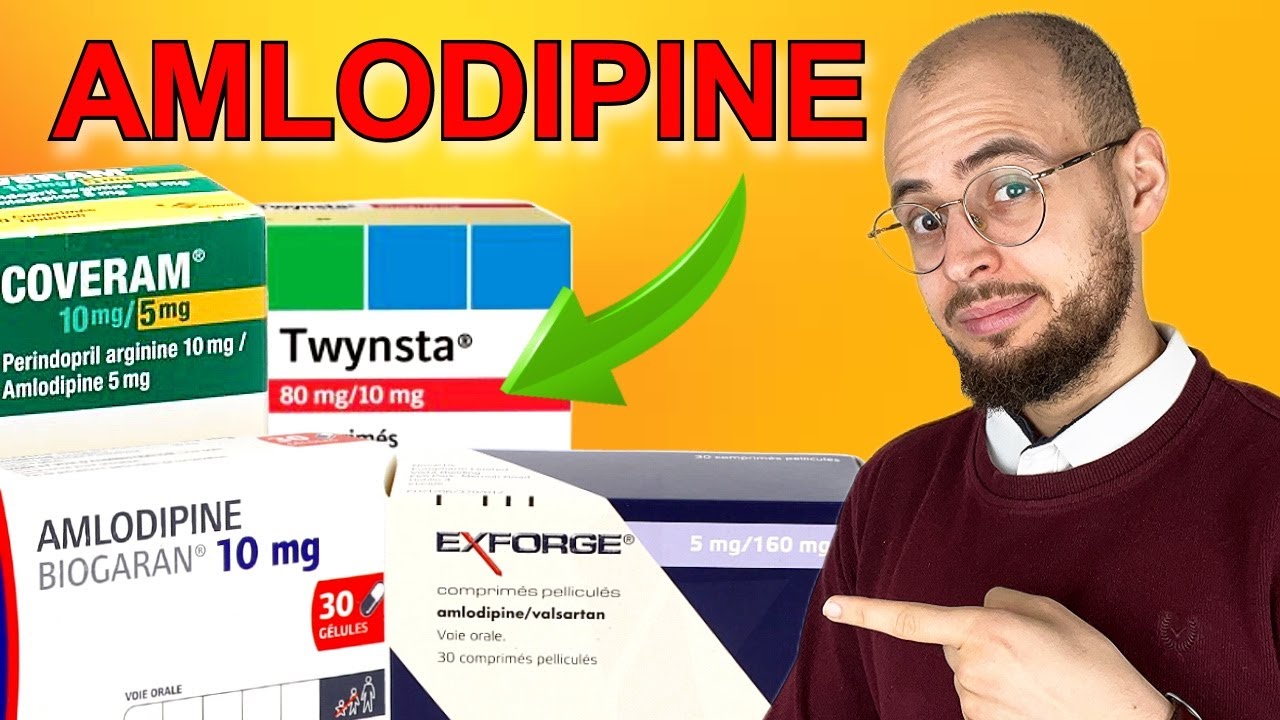 AMLODIPINE (Amlor, Coveram, Exforge, Twynsta) : ce qu'il faut savoir !