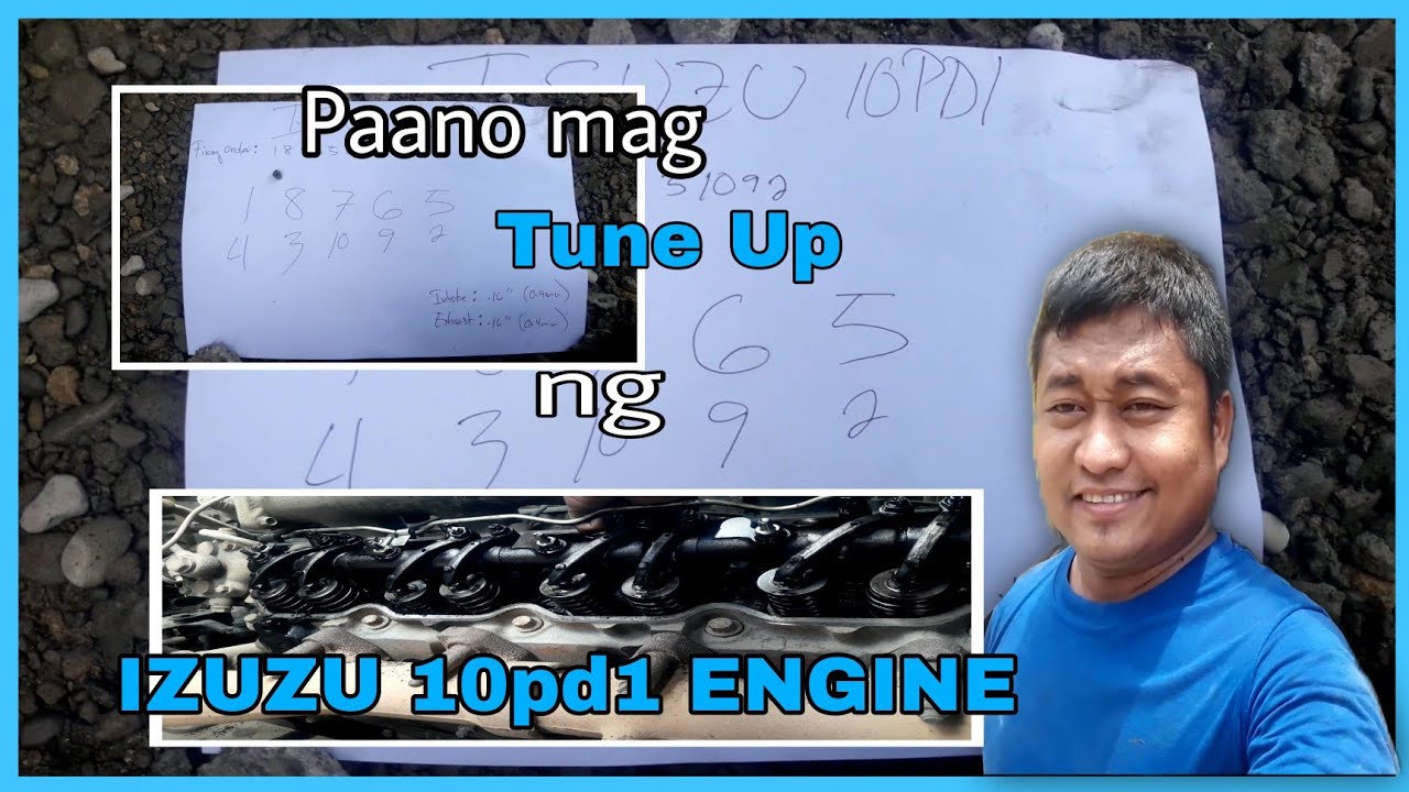 ISUZU 10pd1 ENGINE || TUNE UP || NOEL CERVANTES
